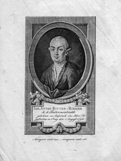 Josef Anton von Riegger by non identifié